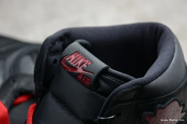 High Jordan Air OG 1 Retro Black Satin 555088-060 0525
